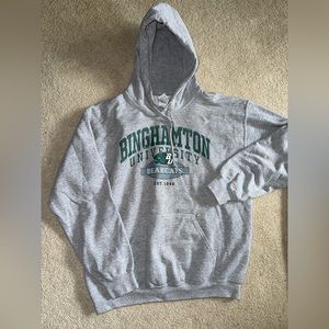 Gildan Binghamton University Hoodie size medium. Good condition.
